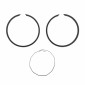 PISTON RING FOR MOPED PEUGEOT 103 MVL, SP, RCX, SPX, VOGUE - for CYLINDRE 160206 (TRAPEZOIDAL) (40x1,5mm) (PAIR) -P2R- 3700948258675