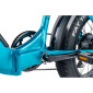 VELO ELECTRIQUE/VAE PLIANT FAT BIKE 20 LEADER FOX CODY MIXTE BLEU CLAIR 7V MOTEUR ROUE AR BAFANG 36V 80Nm BATTERIE 16Ah 8592826043511