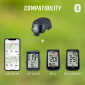 COMMANDE AU CINTRE POUR SIGMA ROX2.0 / R0X4.0 REMOTE CONTROL NOIR - COMPATIBLE ECLAIRAGE EOX ET APPLICATION SIGMA RIDE SUR SMARTPHONE 4016224005512
