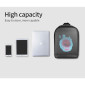 SAC A DOS CONNECTE LED NOIR (CONNEXION VIA SMARTPHONE/APPLICATION (HOMOLOGUE CE) 3700948307151