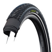 PNEU CARGO / CITY 18 X 2.15 SCHWALBE PICK-UP NOIR TR DOUBLE DEFENSE (55-355) COMPATIBLE VAE (POIDS MAX 115kgs) 4026495944304