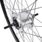 ROUE CITY DISQUE ARRIERE 26" MOYEU NEXUS 7 ROLLER BRAKE NOIR JANTE 19C 36 RAYONS 3700948307977