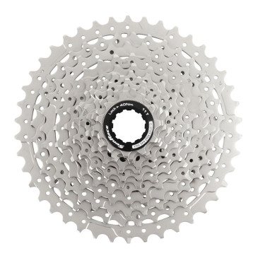 CASSETTE 12V. SUNRACE CSRZ800 11-42 GRAVEL POUR SHIMANO HG-L/HG-M METALLIC ARGENT (LIVRE EN BOITE)(11-13-15-17-19-21-24-28-32-36-42) 4711264332283
