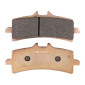 PLAQUETTE DE FREIN CL BRAKES POUR APRILIA 1000 RSV4 2009> AV / DUCATI 1100 HYPERMOTARD 2010> AV, 1098 STREETFIGHTER 2009> AV (1 JEU DE 2 PLAQUETTES) (1185 C60 SPORT METAL FRITTE) 0841754014604