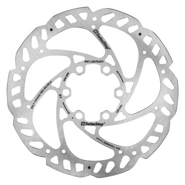 DISQUE DE FREIN ROUTE 6 TROUS SWISSSTOP CATALYST ONE 140mm (OFFRE SPECIALE) 7640121224362