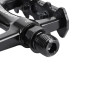 FLAT PEDAL FOR MTB - -ALUMINIUM- NEWTON -BLACK - -ALUMINIUM BODY - 9/16" ON BEARINGS (PAIR) 3700948072233