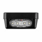 ECLAIRAGE DE PLAQUE IMMATRICULATION REPLAY RECTANGLE 4 LEDS PLASTIQUE NOIR (HOMOLOGUE CE) 3700948033869