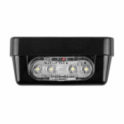 ECLAIRAGE DE PLAQUE IMMATRICULATION REPLAY RECTANGLE 4 LEDS PLASTIQUE NOIR (HOMOLOGUE CE) 3700948033869