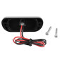 ECLAIRAGE DE PLAQUE IMMATRICULATION REPLAY RECTANGLE 4 LEDS PLASTIQUE NOIR (HOMOLOGUE CE) 3700948033869