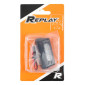 ECLAIRAGE DE PLAQUE IMMATRICULATION REPLAY RECTANGLE 4 LEDS PLASTIQUE NOIR (HOMOLOGUE CE) 3700948033869