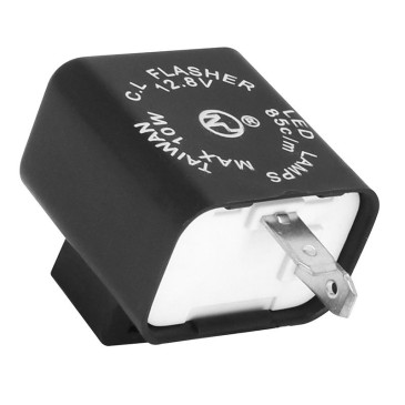 FLASHER UNIT UNIVERSAL 12V 10W - 2 PLUGS FOR LEDS FLASHERS - P2R SELECTION 3700948092231