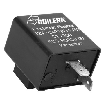 FLASHER UNIT FOR MAXISCOOTER YAMAHA 125 MAJESTY, TEOS/MBK 125 SKYLINER, DOODO (OE 5DS-H3350-00) (12V - 10+21W - 2 PLUGS) -GUILERA ORIGINAL- 3700948185193
