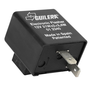 FLASHER UNIT FOR MAXISCOOTER YAMAHA 530 TMAX, 500 TMAX/SUZUKI 125 BURGMAN (12V - 42W (2x21) - 2 PLUGS) --GUILERA ORIGINAL- 3700948185247