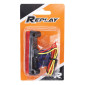FEU ARRIERE UNIVERSEL REPLAY A LEDS BARETTE ROUGE AVEC STOP (6 LEDS ROUGES) (L78mm, H25mm) (HOMOLOGUE CE) 3700948035160