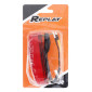 TAIL LIGHT UNIVERSAL REPLAY -WITH LEDS- OVAL SHAPED -RED- 15 LEDS ** 3700948035214