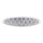 FEU ARRIERE UNIVERSEL REPLAY A LEDS SPACE TRANSPARENT 19 LEDS ROUGE (FONCTION STOP + FEU) (107x29mm) (HOMOLOGUE CE) 3700948035221