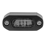 FEU ARRIERE MOTO UNIVERSEL TAAC LS01 4 LEDS FUME/NOIR ALU (M3 ENTRAXE FIXATION 30mm / LONG 15mm / LARG 40mm) QUALITE PREMIUM -HOMOLOGUE ECE- 8026492167320