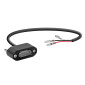 FEU ARRIERE MOTO UNIVERSELLE TAAC LS01 4 LED FUME/NOIR ALU 8026492167320