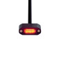 FEU ARRIERE MOTO UNIVERSELLE TAAC LS01 4 LED FUME/NOIR ALU 8026492167320