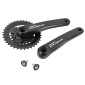 PEDALIER VTT SHIMANO 9/10/11V. CUES U4000 175mm 36-22 DTS (AXE CARRE BOITIER 123mm) (MONTAGE ATELIER) 3667385001977