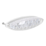 FEU ARRIERE UNIVERSEL REPLAY A LEDS OVALE TRANSPARENT AVEC STOP (16 LEDS ROUGES/3 BLANCHES) ** 3700948035245