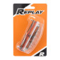TAIL LIGHT UNIVERSAL REPLAY -WITH LEDS- OVAL SHAPED TRANSPARENT WITH STOP LAMP (16 RED LEDS /3 CLEAR LEDS) ** 3700948035245