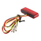 TAIL LIGHT UNIVERSAL REPLAY -WITH LEDS- BAR SHAPED - -RED- (8 LEDS -RED) -CEE APPROVED- 3700948035153