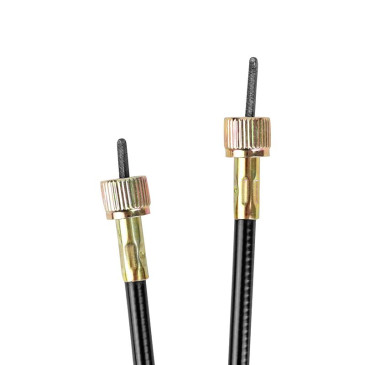 TRANSMISSION SPEEDOMETER CABLE FOR SCOOT 50cc CHINESE GY6, 139 QMB/BAOTIAN BT49QT/YIYING YY50QT -BOTH ENDS TO BE SCREWED + CABLE WITH SQUARE FORM/SPLIT FORM (925mm) -SELECTION P2R- 3700948022085