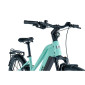VELO ELECTRIQUE/VAE VTC 29 LEADER FOX SANDY FEMME VERT D'EAU BRILLANT 9V MOTEUR ROUE AR BAFANG 36V 45Nm BATTERIE 20Ah (20'' - H50,8cm - TAILLE L - POUR ADULTE DE 178cm à 185cm) 8592826043764