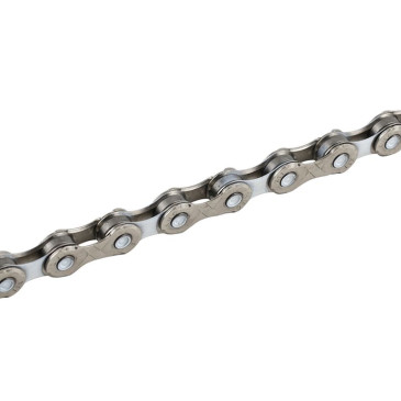 CHAINE VELO 11V. ROUTE/VTT NEWTON KMC ARGENT/BLANC 116 MAILLONS COMPATIBLE SHIMANO/SRAM 3700948083772