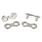 CONNECTEUR DE CHAINE VELO 9V. NEWTON ARGENT (ATTACHE RAPIDE) (BLISTER DE 2 PIECES) 3700948044667