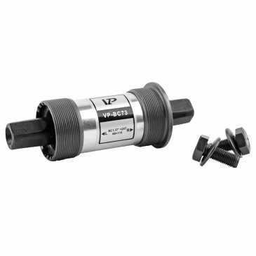 BOITIER PEDALIER NEWTON CARRE ALU A ROULEMENT 115mm (boite de 68) FILETAGE ANGLAIS / BSC / 1,37x24 3700948069097