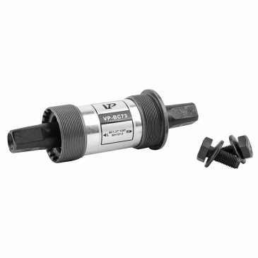 BOITIER PEDALIER NEWTON CARRE ALU A ROULEMENT 127mm (boite de 68) FILETAGE ANGLAIS / BSC / 1,37x24 3700948069127
