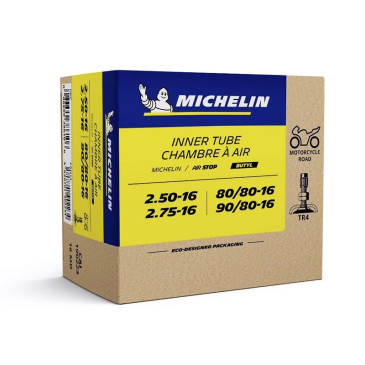 INNER TUBE 16'' 2.50-16 , 2.75-16 , 80/80-16 , 90/80-16 MICHELIN 16MD VALVE TR4 3528701902234
