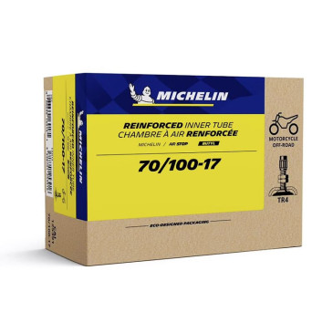 CHAMBRE A AIR 17'' 70/100-17 MICHELIN AIRSTOP REINF VALVE TR4 (CROSS) 3528701253916