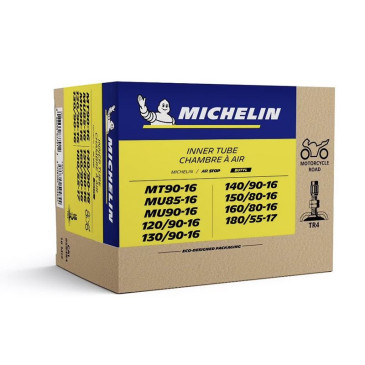 CHAMBRE A AIR 16'' 120/90-16 , 130/90-16 , 140/90-16 , 150/80-16 , 160/80-16 MICHELIN 16MI2 VALVE TR4 3528707302434