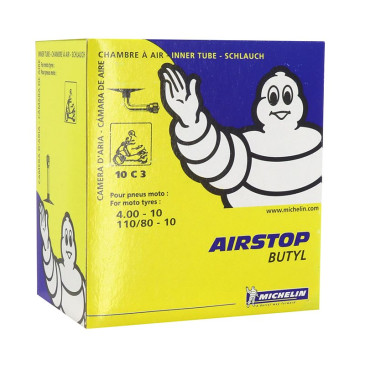 INNER TUBE 10'' 4.00-10 A 110/80-10 MICHELIN 10C3 ELBOW VALVE 90° 3528701256030