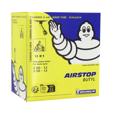 INNER TUBE 12'' 3.00-12 to 3.50-12 MICHELIN 12B1 ELBOW VALVE 150° 3528701256276