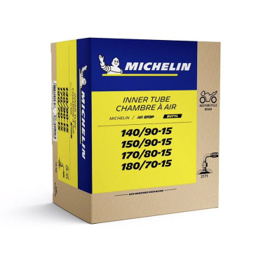 INNER TUBE 15'' 140/90-15 , 150/90-15 , 170/80-15 , 180/70-15 MICHELIN 15MJ ELBOW VALVE 90° 3528700121162