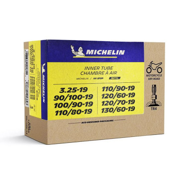 INNER TUBE 19'' 3.25-19 100/90-19 110/80-19 110/90-19 120/60-19 MICHELIN 19MF VALVE TR4 3528700325324
