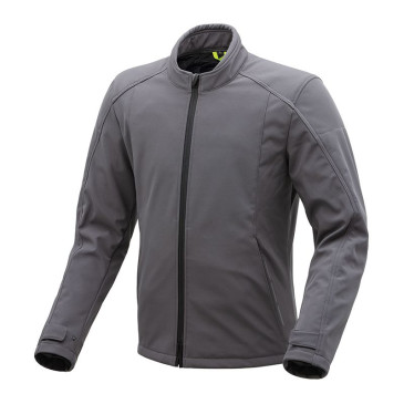 BLOUSON MOTO PRINTEMPS/ETE HOMME TUCANO OVETTO CE SOFTSHELL GRIS FONCE RESPIRANT, DEPERLANT, COUPE-VENT TAILLE L CERTIFIE CE-CLASSE A (SELON LA DIRECTIVE EN17092-2020) 8026492155167