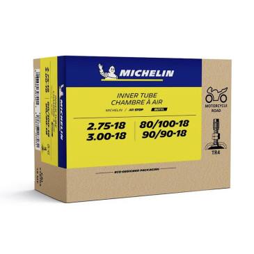 INNER TUBE 18'' 2.75-18 , 3.00-18 , 90/90-18 MICHELIN 18ME VALVE TR4 3528707187031
