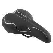 SADDLE- NEWTON FOR URBAN BIKE SPIRIT "FOR MEN" GEL+ ELASTOMER - BLACK 260x160mm 3700948083093