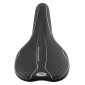 SADDLE- NEWTON FOR URBAN BIKE SPIRIT "FOR MEN" GEL+ ELASTOMER - BLACK 260x160mm 3700948083093