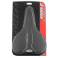 SADDLE- NEWTON FOR URBAN BIKE SPIRIT "FOR MEN" GEL+ ELASTOMER - BLACK 260x160mm 3700948083093