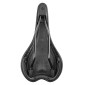 SADDLE- NEWTON FOR ROAD BIKE/MTB ZENA - BLACK/GREEN 272x140mm -STEEL RAIL - BLACK 3700948117217