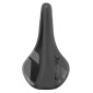 SADDLE- NEWTON FOR ROAD BIKE/MTB ROYL BLACK / BLACK/GREY PATTERN 280x145mm -STEEL RAIL - BLACK 3700948117200