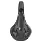 SADDLE- NEWTON FOR ROAD BIKE/MTB ROYL BLACK / BLACK/GREY PATTERN 280x145mm -STEEL RAIL - BLACK 3700948117200