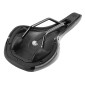 SADDLE- NEWTON FOR ROAD BIKE/MTB ROYL BLACK / BLACK/GREY PATTERN 280x145mm -STEEL RAIL - BLACK 3700948117200