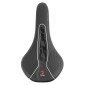SADDLE- NEWTON FOR ROAD BIKE/MTB ILLICTT BLACK / WHITE STRIPE 275x145mm -STEEL RAIL - BLACK 3700948103005